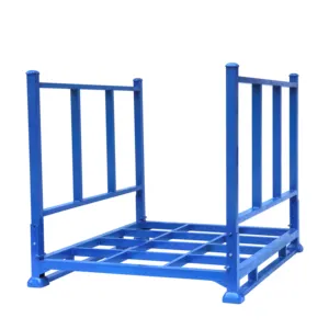 Agile Industrial High Loading Capacity Pallet Foldable Stacking Rack Storage Tire Rack Real Factory In China