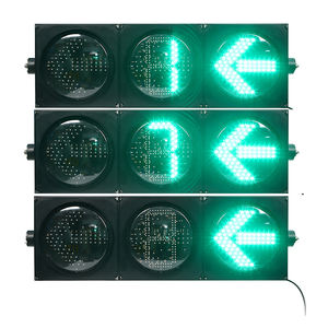 Semáforo de Control de Tráfico Solar Rojo y Verde, <span class=keywords><strong>Señal</strong></span> de Giro a la Izquierda con Cuenta Regresiva, Certificado CE, 800m de Visibilidad, Luz de Señalización de <span class=keywords><strong>Flecha</strong></span> - Product Image 3