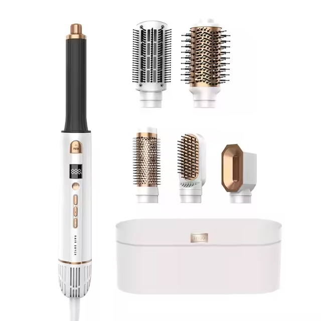 Guangdong Negative Iron Salon Hair Dryer Women Wet to Dry Replaceable 6 in 1 Multi Styler Blow Dryer