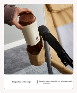 Durable Camping Rocking <strong>Chair</strong> Portable Foldable Outdoor Swing <strong>Recliner</strong> Breathable Moon <strong>Chair</strong> Family-Friendly Exploration - Product Image 6