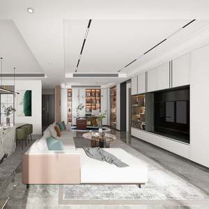 Stylish <b>Modern</b> Solid Wood <b>TV</b> Cabinet Durable Finish LED Feature Ample Storage Space for Home Entertainment Living Apartments - Product Image 1