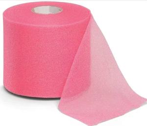 เทปพันกีฬาแบบนุ่มพิเศษ PU Foam Wrap ระบายอากาศได้ดี ปราศจากน้ำยาง ได้รับมาตรฐาน CE สำหรับทุกเพศ ขนาด 60 มม. x 27 ม. ขายส่งจำนวนมาก สำหรับฟุตบอล - Product Image 1