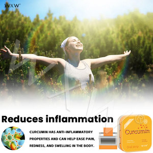 OEM Bande de film orale soluble Supplément de vitamine curcumine Bonbons gommeux de soutien énergétique au curcuma pour adultes Usage quotidien - Product Image 5