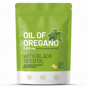 300 Cápsulas Blandas de Alta Potencia, 6000mg de Aceite de Orégano y Aceite de Semilla Negra, para Apoyo Inmunológico y Antioxidante Diario en Adultos - Product Image 1