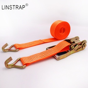Liniu 2 inch Ratchet dây đeo Ratchet hàng hó<span class=keywords><strong>a</strong></span> <span class=keywords><strong>tensioner</strong></span> lashing vành đai nhôm xử lý Ratchet Tie xuống dây đeo với đôi J móc - Product Image 5