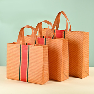 Vietnam factory PP White <b>Woven</b> Tote <b>Bag</b> Custom Design Foldable Shopping Non <b>Woven</b> <b>Bags</b> - Product Image 6