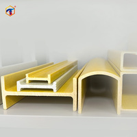 Profils pultrudés en PRF (Plastique Renforcé de Fibre de Verre) haute résistance, résistants à la corrosion : Poutre en I, Canal, Tube, Angle