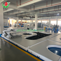 Dock gonflable Tongcai de haute qualité en PVC pour yachts, jet-skis, bateaux, jeux aquatiques en mer et lac, capacité 500 kg, usage commercial