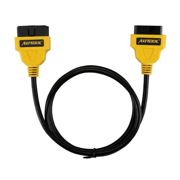AUTOOL OBD2 16Pin Extension Cable 1.5m Car OBD Connect Extend Adapter Wire ELM327 OBD II OBD2 Extension Connector Cord