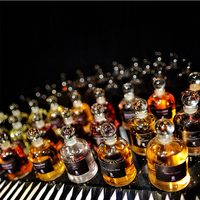 Offre Spéciale 100 ml 150 ml luxe rond clair arôme roseau diffuseur verre parfum Diffusion verre liège bouteille
