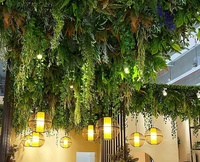 Décoration murale végétale artificielle suspendue pour Dropshipping Shopify : Plantes artificielles pour plafond, mariage, maison, café