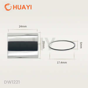 Tối Giản Phẳng Vuông Dây End Bikini Nút Kim Loại Hạt Cho Áo Ngực Dây Đeo Đồ Bơi Chống Nước Dây Rút Aglet Lời Khuyên - Product Image 2