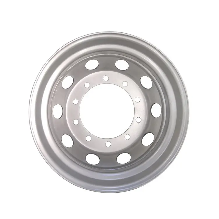 Wholesale Wheel Rims 22.5 Truck Tire Rims Silver Custom OEM Steel CBD Adapter Color Material Origin Bolt Type Size Year