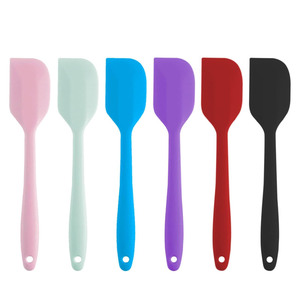 Grandes spatules en silicone résistantes à la chaleur de 22 et 28 cm, outils de pâtisserie et de cuisson pour la cuisson et le mélange - Product Image 1