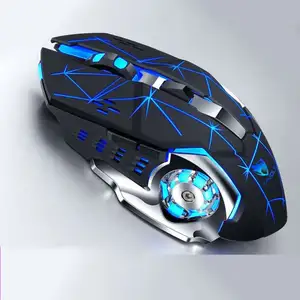 Mouse da gaming wireless di colore bianco di alta qualità