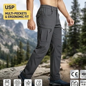 <span class=keywords><strong>Pantalon</strong></span> de jogging Saiki pour homme, coupe slim, extensible, fuselé, pour le sport, les loisirs, l'extérieur et la gym – Vente en gros, personnalisable, fournisseur d'usine - Product Image 5