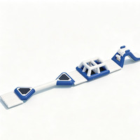 Parc aquatique gonflable commercial modulaire en PVC pour piscine, parcours d'obstacles aquatiques pour divertissement en plein air