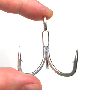 ST56 4X ตกปลา Hook ชุด1000ชิ้น/ล็อตเข็มจุด Treble Hooks ตกปลา Treble Hook 4x - Product Image 2