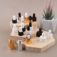 18mm 18-410 18/415 couvercle à vis en aluminium avec pipette en verre pour bouteille utilisation pipette en verre compte-gouttes huile essentielle bouchon de bouteille