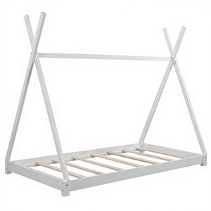 Cama Infantil con Dosel de Madera Estilo Montessori para Dormitorio Infantil, Hospital, Sala de Estar, Escuela y Villa - Product Image 1