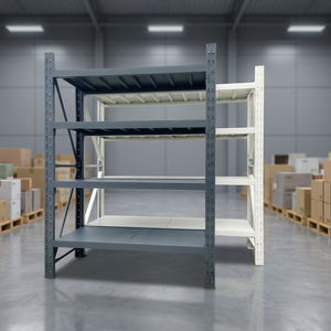 Wholesale Metal Warehouse Rack Steel <b>Adjustable</b> Galvanized Storage <b>Shelf</b> Screw Assembly Standard Size Hot Medium Duty - Product Image 5