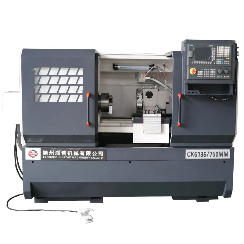 Euro standart yüksek kaliteli CNC torna makinesi için CK6136 satış