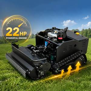Livraison Gratuite Tondeuse <span class=keywords><strong>Robot</strong></span> à Chenilles Diesel Ultra Large de <span class=keywords><strong>1000</strong></span> mm avec Moteur Double de 1200 W, Commande à Distance et Fonction Mulchage - Product Image 3