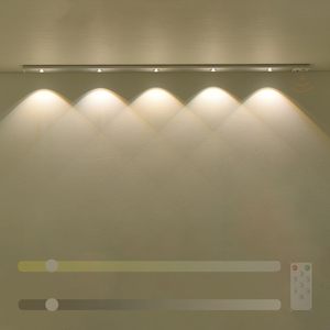 Luces Inalámbricas para Debajo del Gabinete con Sensor de Movimiento, Luces Interiores para Armarios, Luces Debajo del Mostrador para Cocina y Guardarropa - Product Image 1
