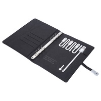 Carnet A5 multifonction personnalisé Offres Spéciales Journal à couverture rigide en cuir PU avec Power Bank intégré Pages à reliure lâche