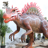 Modèle de dinosaure animatronique grandeur nature, design de paysage réaliste personnalisé, usine de modèles pour parcs d'aventure pour enfants en intérieur/extérieur, musées
