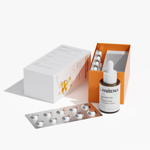 LANBENA-Suero de vitamina <span class=keywords><strong>C</strong></span> para eliminar manchas oscuras, suero iluminador para el cuidado de la piel - Product Image 1