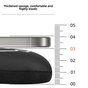 Housse de <span class=keywords><strong>selle</strong></span> de vélo en <span class=keywords><strong>gel</strong></span> ultra-doux épaissi, entièrement enveloppante pour vélos de montagne et de route, équipement de cyclisme - Product Image 2