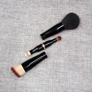 Brocha correctora 4 en 1 <span class=keywords><strong>de</strong></span> doble punta, para mezclar colorete, sombra <span class=keywords><strong>de</strong></span> <span class=keywords><strong>ojos</strong></span> ondulada, maquillaje - Product Image 2