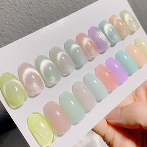 Brillant cristal magnétique oeil de chat Gel scintillant paillettes <span class=keywords><strong>vernis</strong></span> à ongles <span class=keywords><strong>Semi</strong></span>-<span class=keywords><strong>Permanent</strong></span> décoration des ongles LED UV Gel <span class=keywords><strong>vernis</strong></span> - Product Image 5