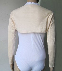 Venta al por mayor caliente de moda sólido mangas de brazo cubierta encogimiento de hombros suave tamaño libre Bolero moda de una pieza Unisex Islam para las mujeres - Product Image 5