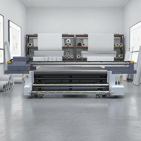 Impresora UV Híbrida de Gran Formato para Materiales Planos Rígidos de Cuero y Pósteres, con Alimentación Automática y Función de Impresión Rollo a Rollo