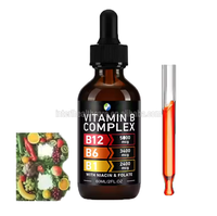 Ausreson OEM Gouttes de Vitamines B1 B6 B12, Complément Multivitaminé, Marque Privée, Vente en Gros, Gouttes Liquides Naturelles de Vitamine B Complexe