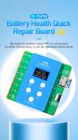 Carte de réparation rapide de la santé de la batterie JC Q1 pour la série iPhone 11-15 Résoudre la fenêtre contextuelle Modifier la réparation de l'efficacité de la batterie