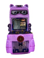 Machine de jeu d'arcade de course à deux joueurs pour enfants, avec son réaliste et lumières clignotantes, idéale pour les aires de jeux intérieures
