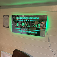 Lampes néon LED en acrylique personnalisées pour la décoration de chambre, livraison rapide, sans minimum de commande, indice de protection IP65.