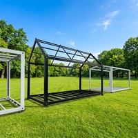 Structure en acier pour maison préfabriquée en conteneur - Acier galvanisé haute résistance, imperméable et respirant pour l'habitation en extérieur