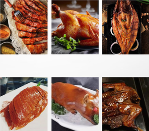 Pato gallos máquina <span class=keywords><strong>a</strong></span> <span class=keywords><strong>la</strong></span> <span class=keywords><strong>parrilla</strong></span> pollo asado carbón Gas horno redondo máquina/Gas Pekín pato horno - Product Image 5