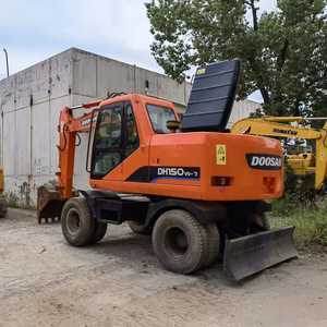 รถขุดไฮดรอลิก Doosan DH150W-7 มือสอง ราคาโรงงาน ชั่วโมงการใช้งานต่ำ DH150W-7 รถขุดขนาดกลาง สภาพดี ผลิตในเกาหลี - Product Image 1