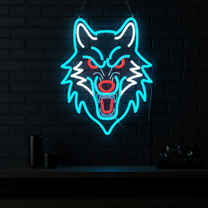 Letrero de Neón con Diseño de <span class=keywords><strong>Lobo</strong></span>, Luz LED, Alimentación USB, Decoración de Pared con Animales, Regalos de Navidad y Cumpleaños, Letreros de Neón Personalizados - Product Image 6