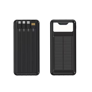 <span class=keywords><strong>Batterie</strong></span> <span class=keywords><strong>Externe</strong></span> <span class=keywords><strong>Solaire</strong></span> 10000mAh à 50000mAh avec Câbles Intégrés, Chargeur Portable, <span class=keywords><strong>Batterie</strong></span> <span class=keywords><strong>Externe</strong></span>, Lampe LED d'Urgence, Powerbank pour le Camping - Product Image 2