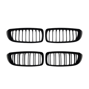 Grille de pare-chocs BMW Série 4 F32 F33 F36 simple ou double ligne sans éclairage, en ABS, pour modernisation et amélioration - Product Image 2