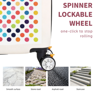 Fabricant de valises PC de luxe, personnalisable avec serrure intégrée et 4 roues pivotantes à 360 degrés pour les voyages et l'école, unisexe - Product Image 5