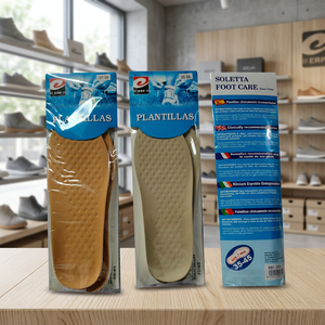 ERPSL Textile Shoe Insoles Model 25375 2 Pieces China 35-45 Antimicrobial Foot Care - Product Image 2