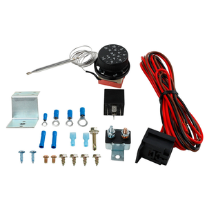 <span class=keywords><strong>Kit</strong></span> de cable de relé de Control de termostato de coche con Sensor de sonda de temperatura para ventilador de radiador eléctrico ajustable de 12V - Product Image 3