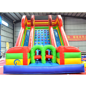 Phổ biến nhất cong Inflatable Slide PVC Inflatable Bouncer trượt lớn người lớn trượt nước Inflatable cho trẻ em - Product Image 3